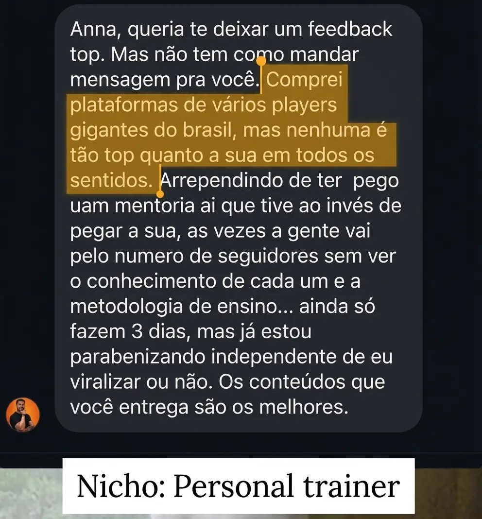 Feedback de aluna 44